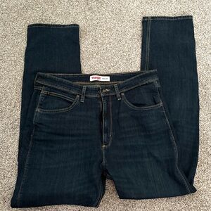 Wrangler Men's Deep Indigo Relaxed Jeans